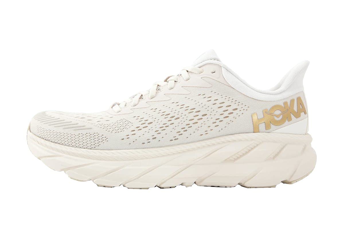 Hoka Clifton 7 - Men's Off White/Bronze Shoe Deals Outlet