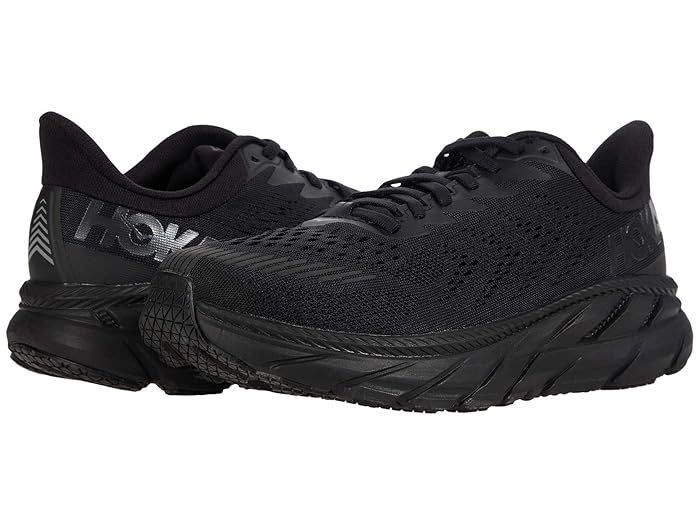 Hoka Clifton 7 - Men's Black/Black Shoe Deals Outlet