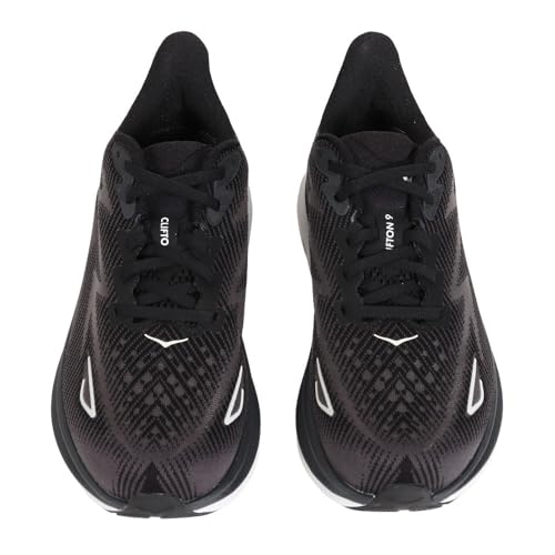Hoka Clifton 9 - Women's Black/White Shoe Deals Outlet