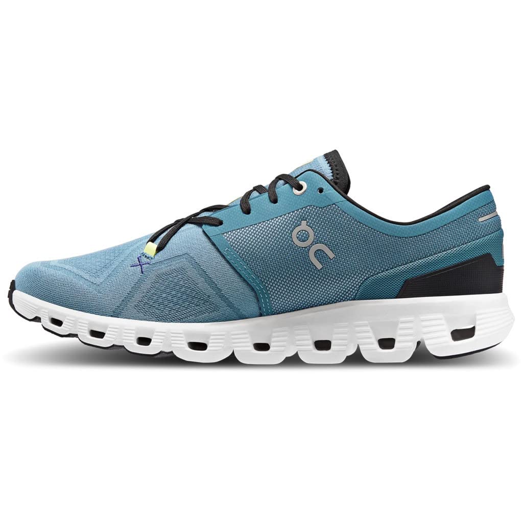 On Cloud X 3 - Men's Pewter White Shoe Deals Outlet