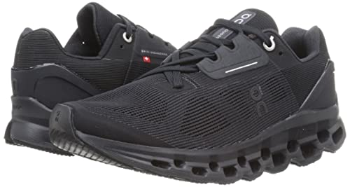 On Cloudstratus - Women's Black Shoe Deals Outlet