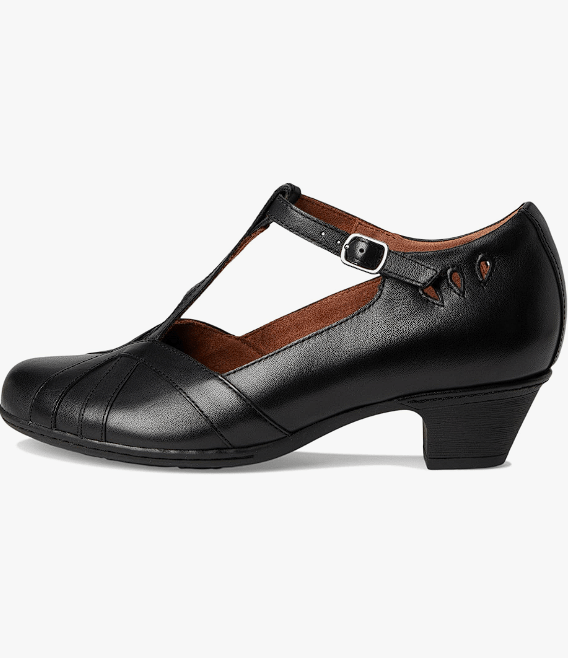 Cobb Hill Angelina T - Strap Heels Black 10 M 887057198771 Shoe Deals Outlet