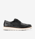 Cole Haan Original Grand Remastered Wingtip Oxford Black Leather/Ironstone 8 M 190595356764 Shoe Deals Outlet