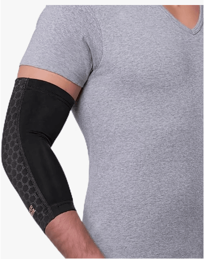 CopperFit Unisex Adult Compression Sleeve Elbow Black M 754502040933 Shoe Deals Outlet