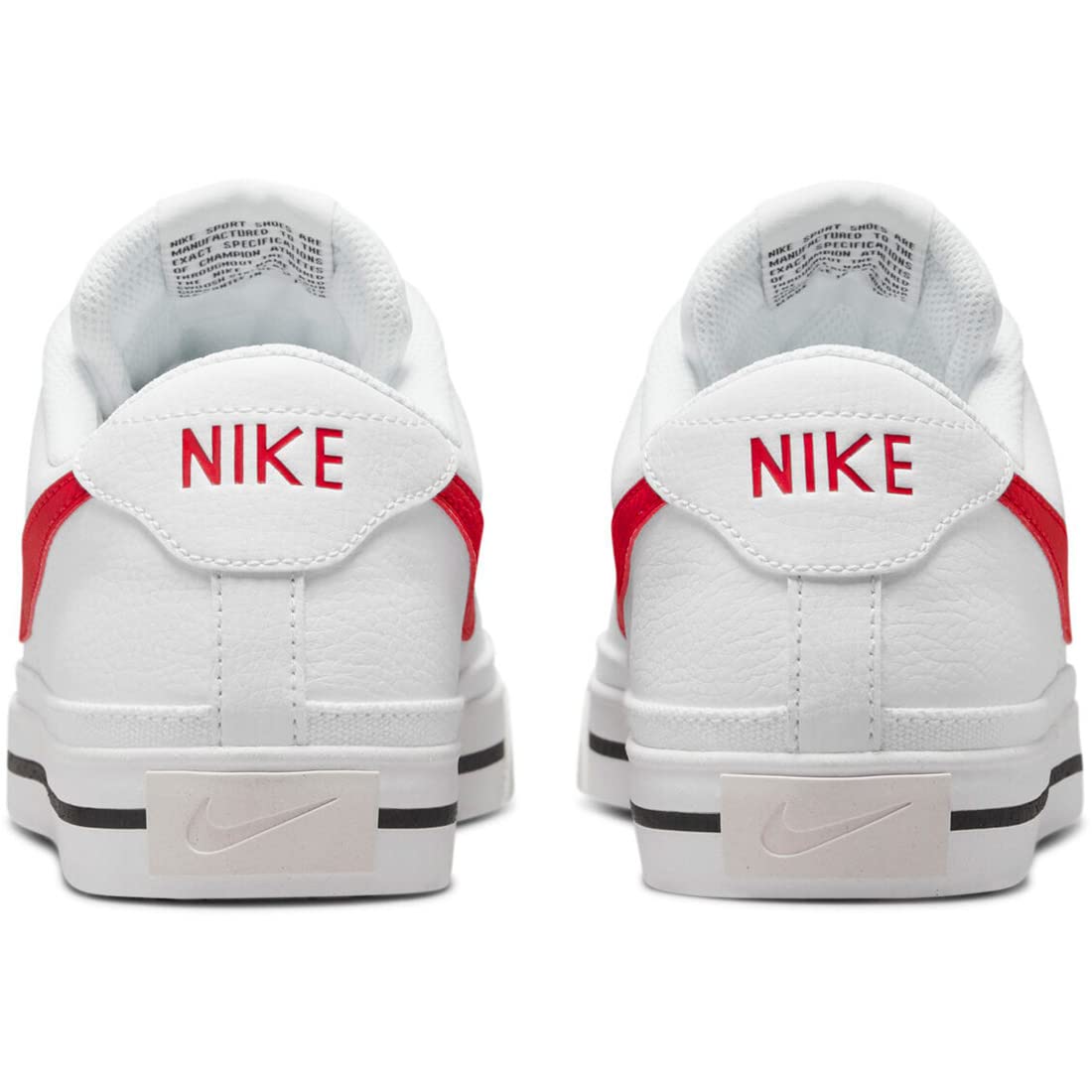 Nike Court Legac Next Nature - Men's White University Red Black Team Orange Shoe Deals Outlet