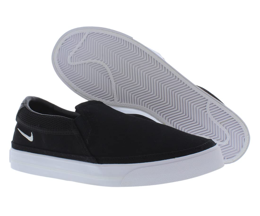 Nike Court Legacy Slip - On - Women's Black/Platinum Tint/White Shoe Deals Outlet