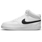 Nike Court Vision Mid - Top Next Nature - Men's White Black White Shoe Deals Outlet