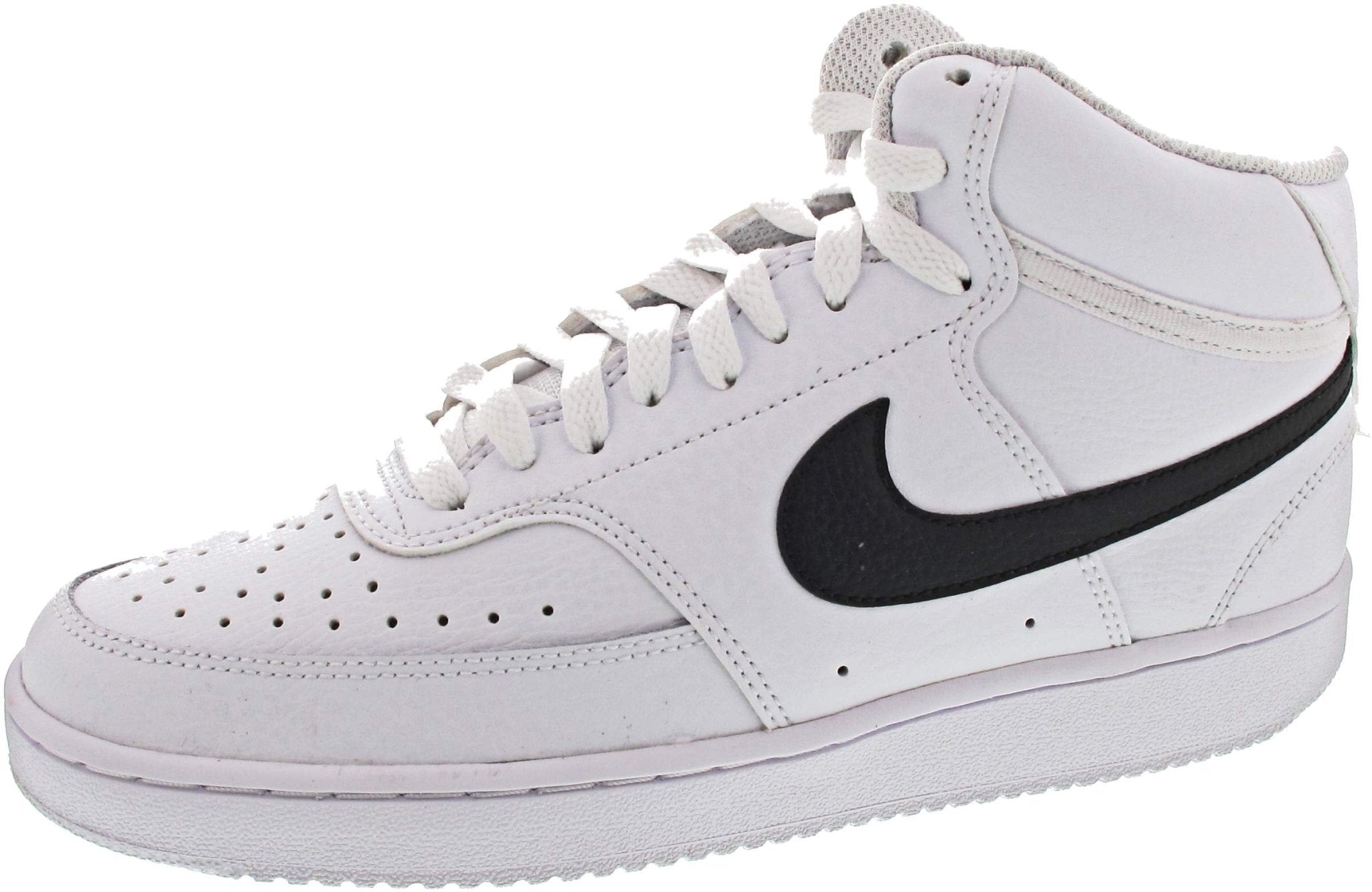 Nike Court Vision Mid - Top Next Nature - Men's White/Blackwhite Shoe Deals Outlet