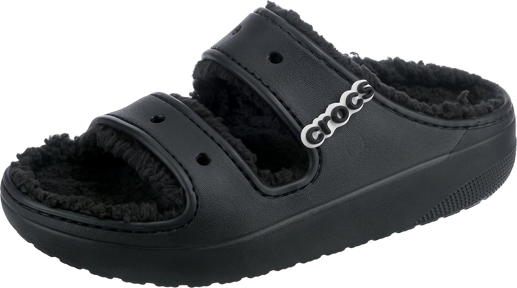 Crocs Cozzzy Sandal - Unisex Black Shoe Deals Outlet