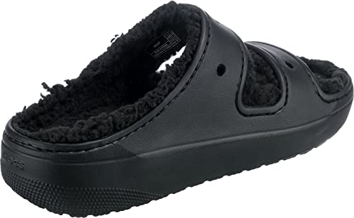Crocs Cozzzy Sandal - Unisex Black Shoe Deals Outlet