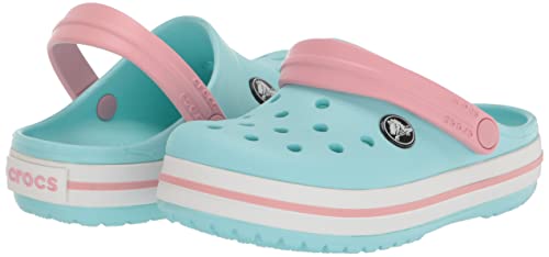 Crocs CrocBand Clog - Kids Ice Blue/White Shoe Deals Outlet