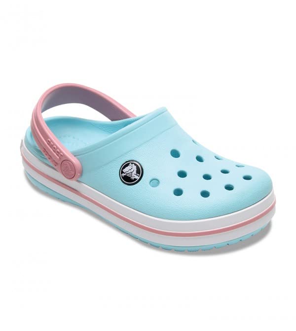 Crocs CrocBand Clog - Kids Ice Blue/White Shoe Deals Outlet