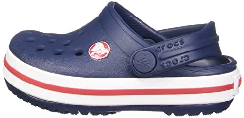 Crocs CrocBand Clog - Kids Navy/Red Shoe Deals Outlet