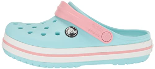 Crocs CrocBand Clog - Kids Ice Blue/White Shoe Deals Outlet