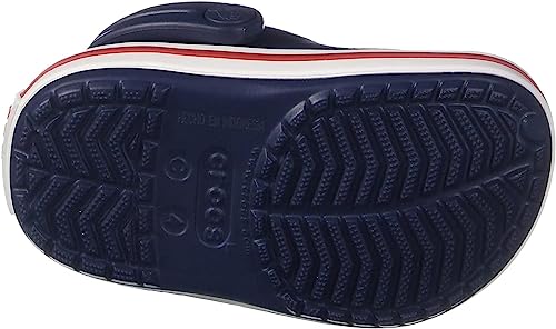 Crocs CrocBand Clog - Kids Navy/Red Shoe Deals Outlet