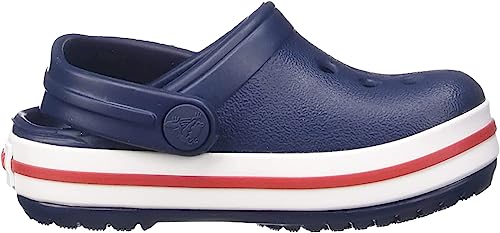Crocs CrocBand Clog - Kids Navy/Red Shoe Deals Outlet