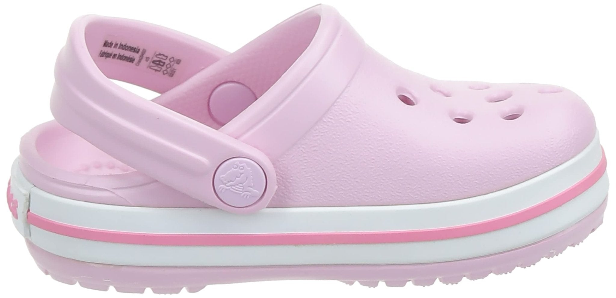 Crocs CrocBand Clog - Kids Ballerina Pink Shoe Deals Outlet