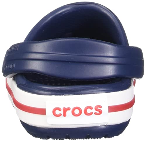 Crocs CrocBand Clog - Kids Navy/Red Shoe Deals Outlet