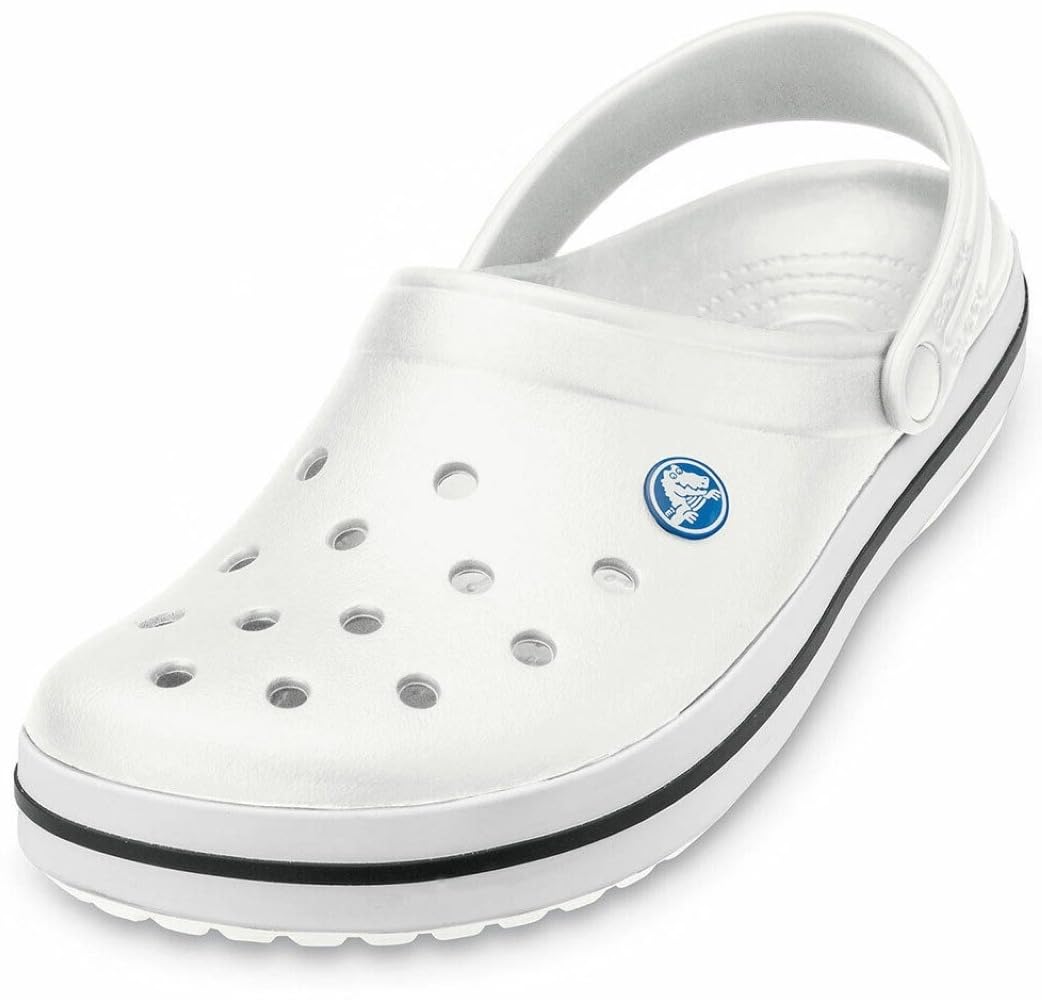 Crocs CrocBand Clog - Unisex White Shoe Deals Outlet