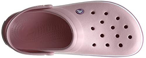 Crocs CrocBand Clog - Unisex Pearl Pink/Wild Orchid Shoe Deals Outlet