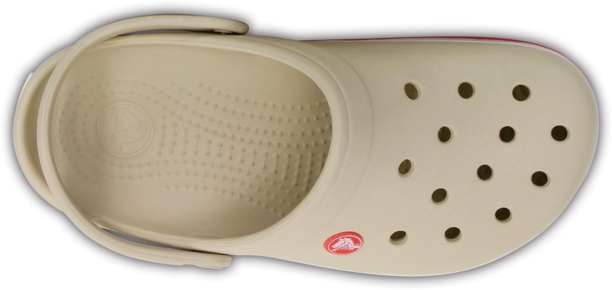 Crocs CrocBand Clog - Unisex Stucco/Melon Shoe Deals Outlet