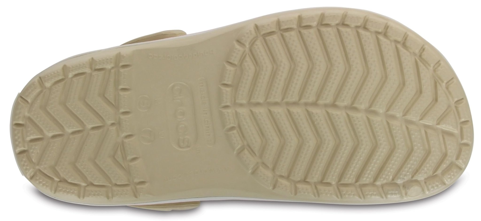 Crocs CrocBand Clog - Unisex Stucco/Melon Shoe Deals Outlet