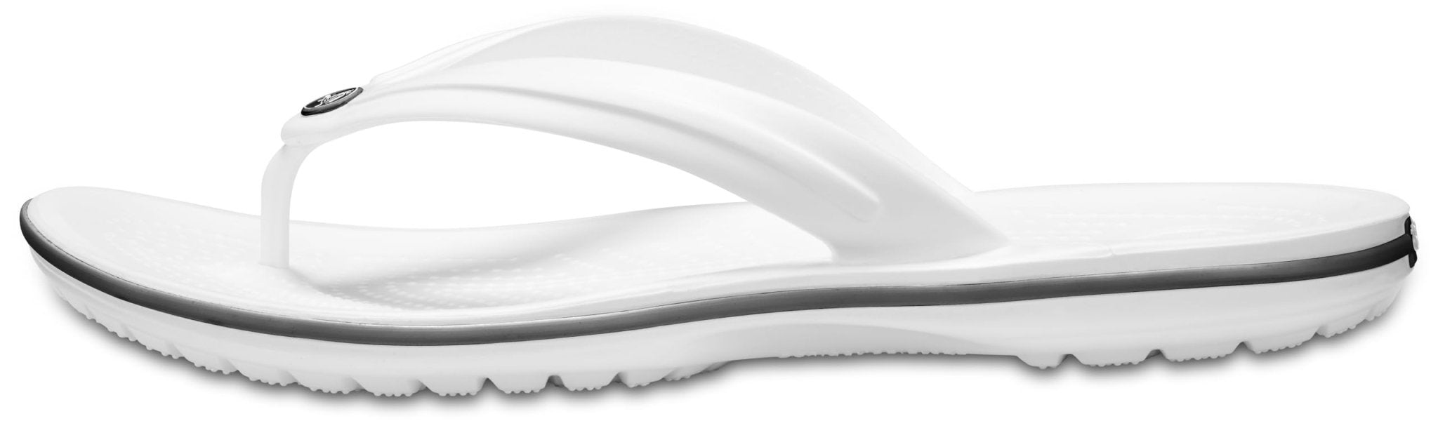 Crocs Crocband Flip - Unisex White Shoe Deals Outlet