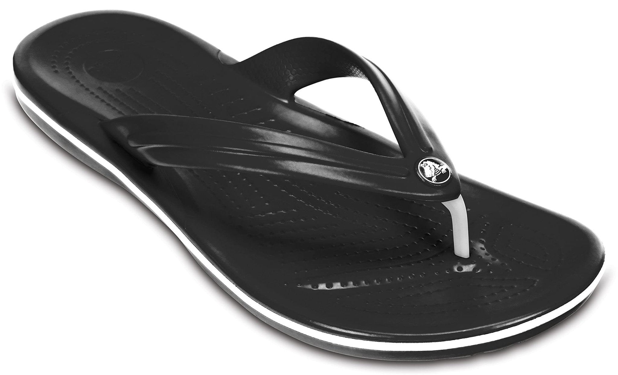 Crocs Crocband Flip - Unisex Black Shoe Deals Outlet