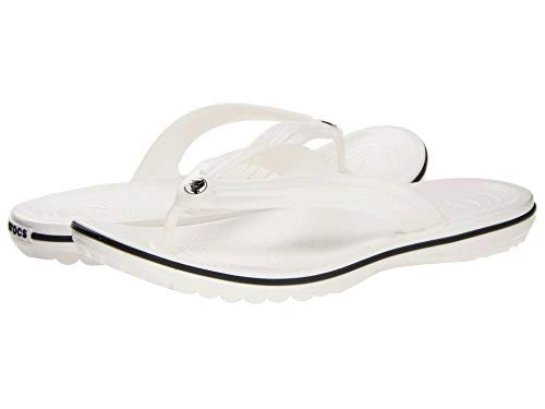 Crocs Crocband Flip - Unisex White Shoe Deals Outlet