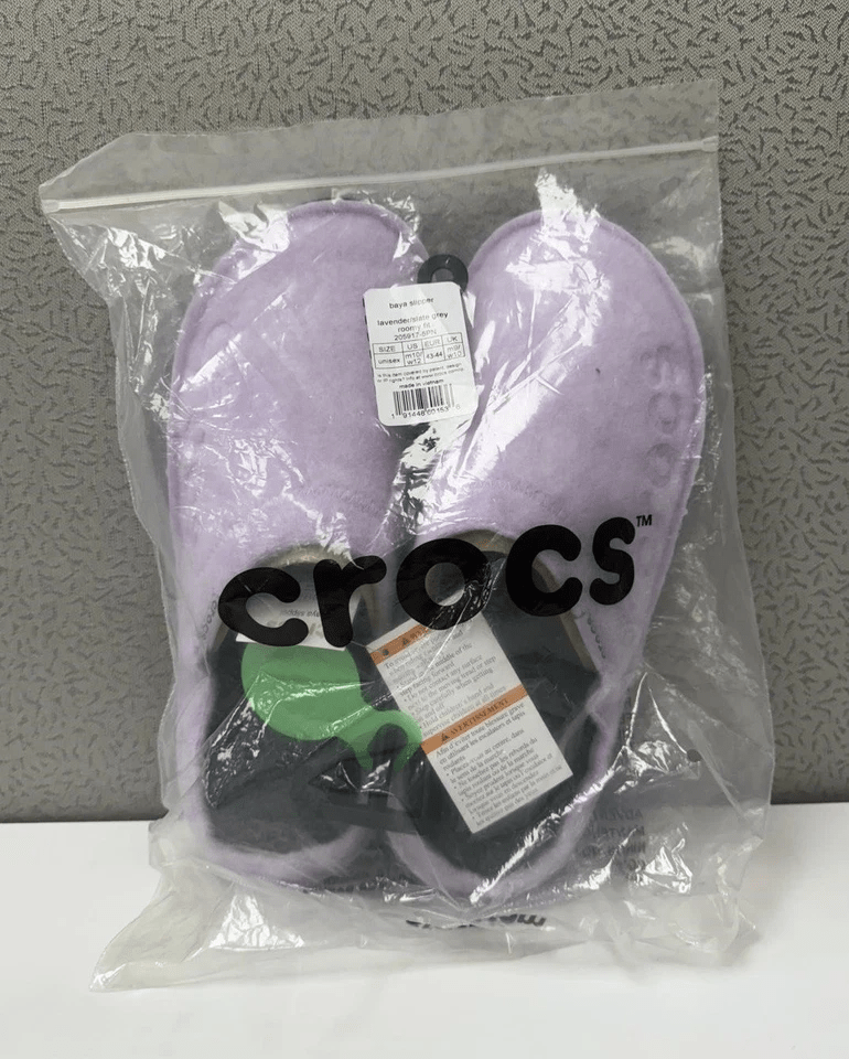 Crocs Baya Slipper Lavender / Slate Grey Men's 10 / Women's 12 W 191448601536 Shoe Deals Outlet