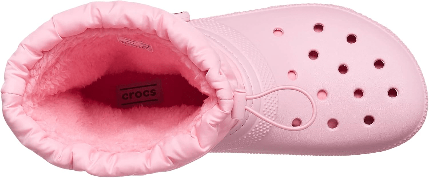 Crocs Classic Lined Neo Puff Boot Ballerina Pink Men's 4 / Women's 6 M 191448809666 Shoe Deals Outlet