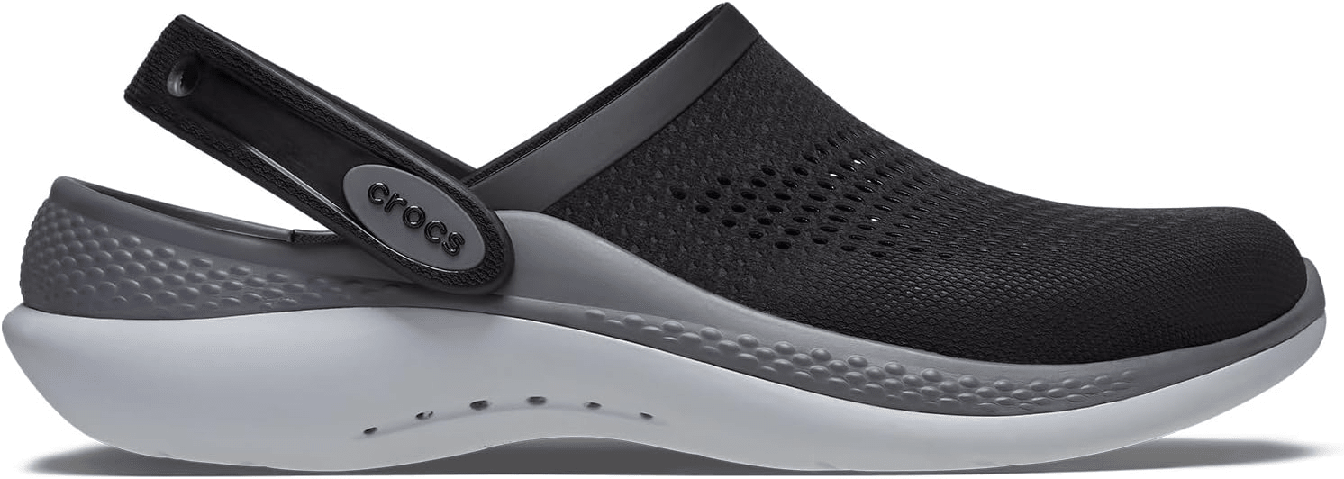 Crocs Literide 360 Clog Black / Slate Grey Men's 7 / Women's 9 M 191448910966 Shoe Deals Outlet