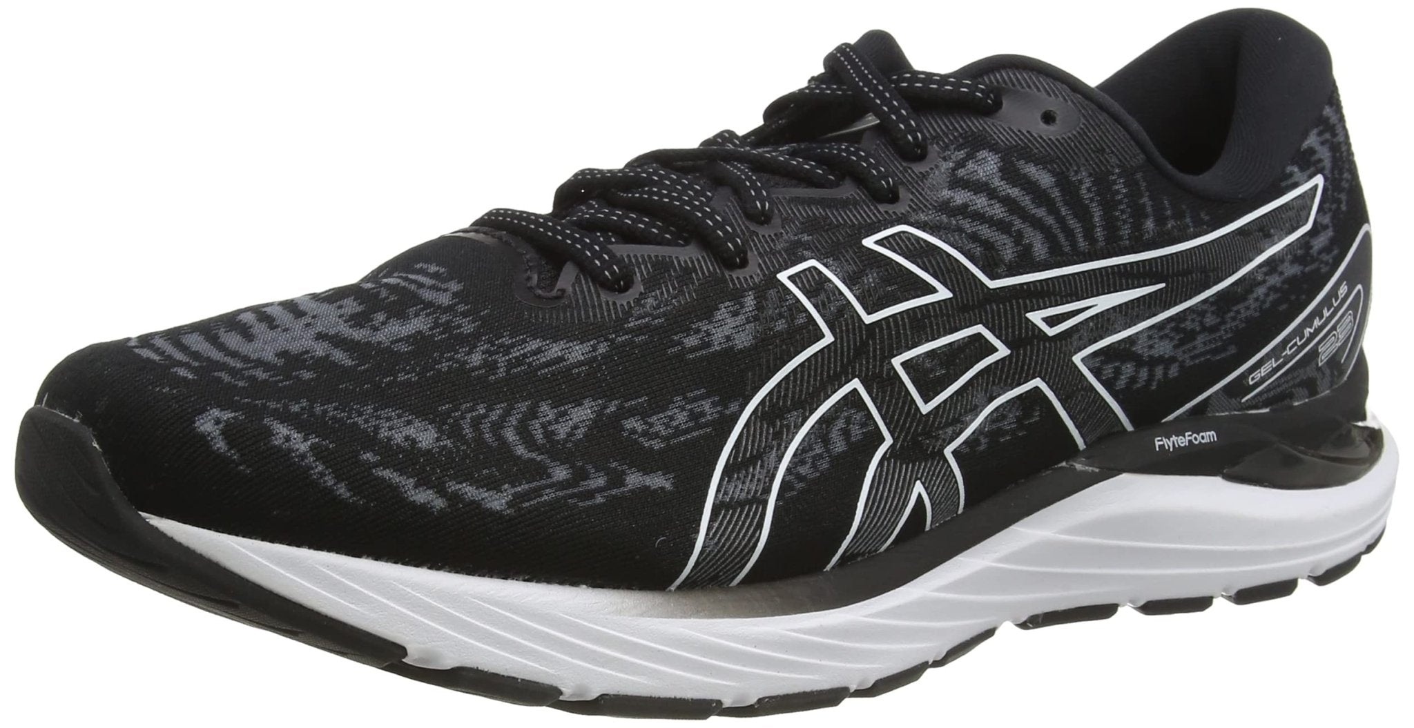 ASICS Cumulus 23 - Men's Black/White Shoe Deals Outlet