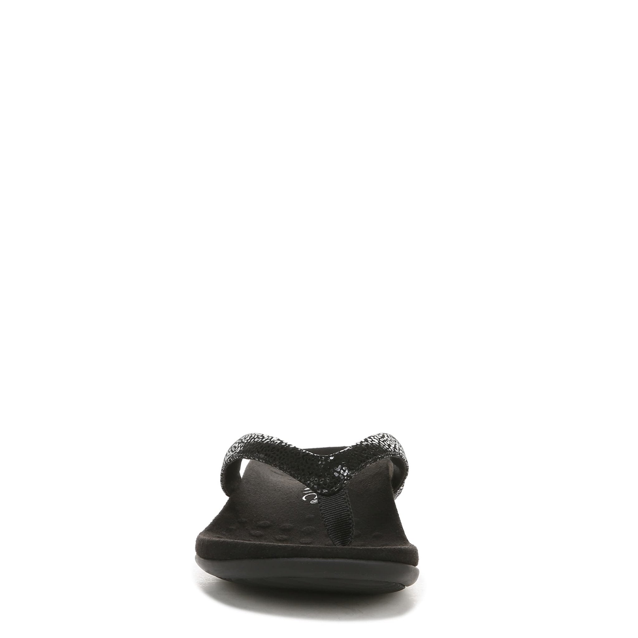 VIONIC Dillon Flip - Flop Sandal - Women's Black Croc Shoe Deals Outlet