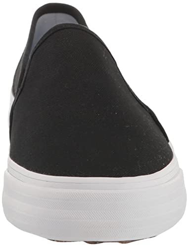 Keds Double Decker Canvas Slip - On - Women's Black Canvas Shoe Deals Outlet
