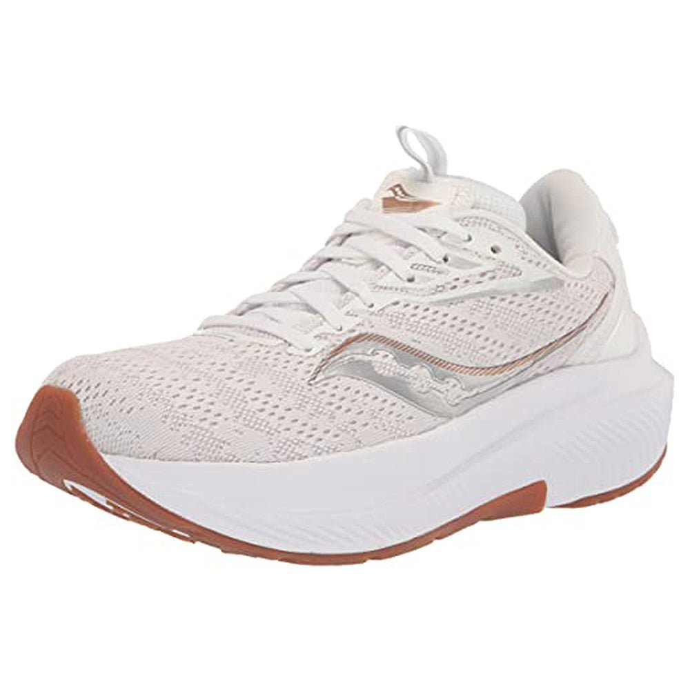 Saucony Echelon 9 Running Shoe - Women's White/Gum Shoe Deals Outlet