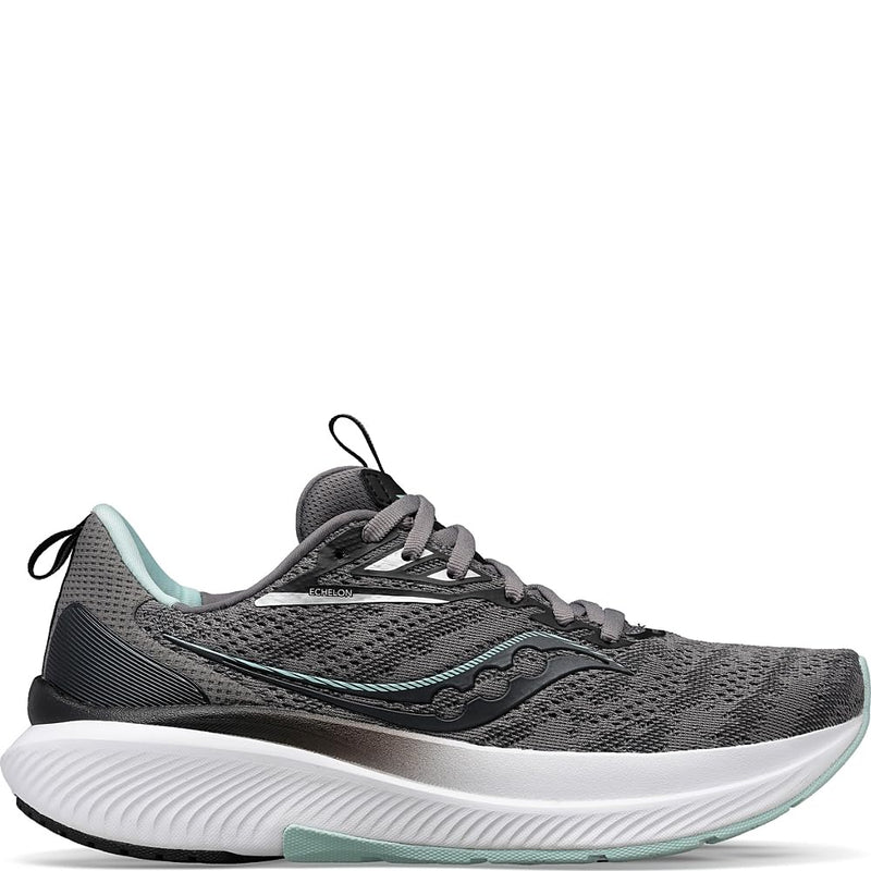 Saucony Echelon 9 Running Shoe - Women's Charcoal/Ice Shoe Deals Outlet