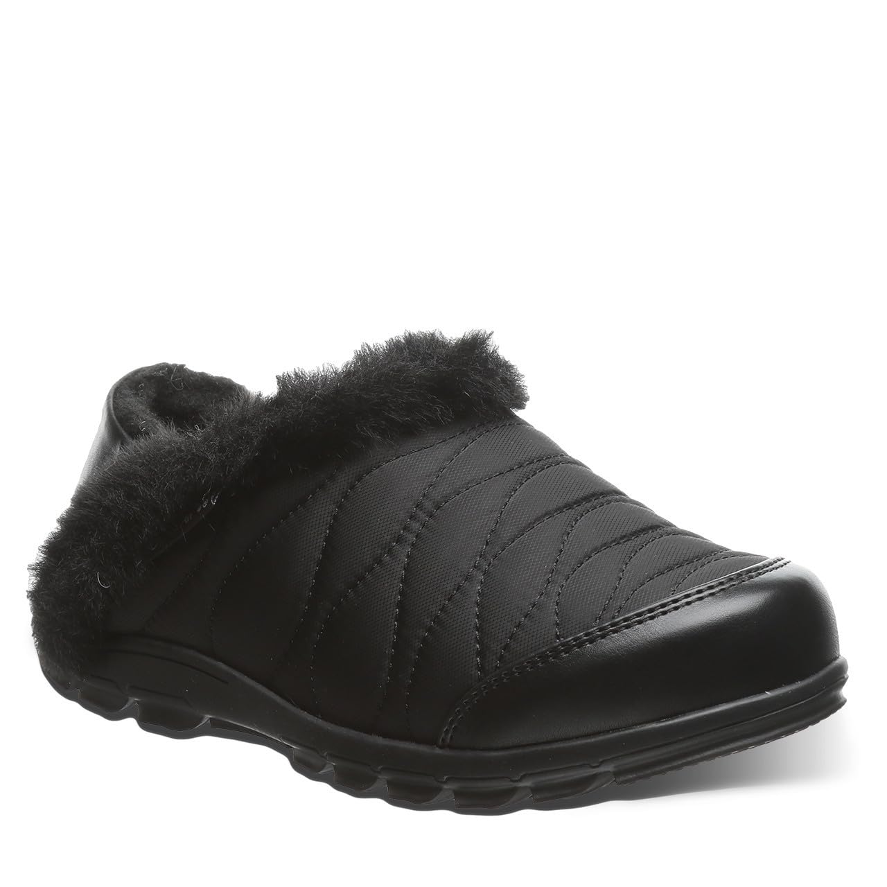 BEARPAW Elaine Slippers - Women's Black Shoe Deals Outlet
