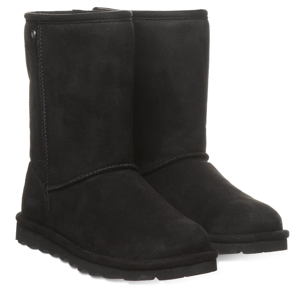 BEARPAW Elle Short Vegan Boot - Women's Black Ii Shoe Deals Outlet