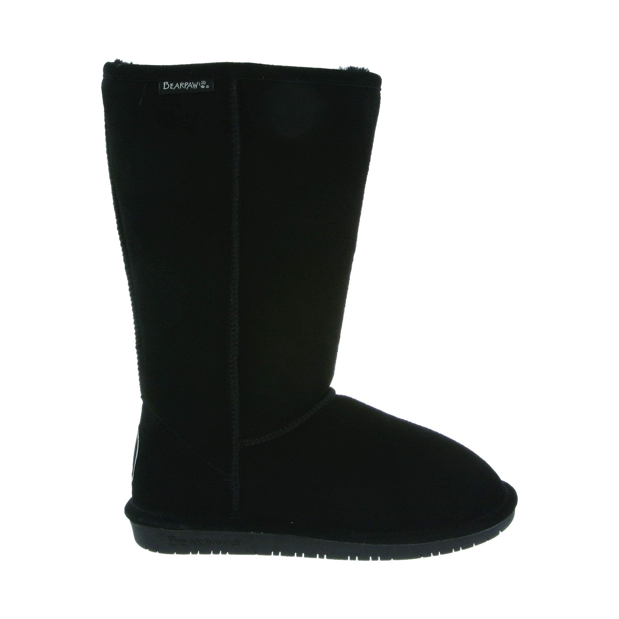 BEARPAW Emma Suede Boot - Women's Black Shoe Deals Outlet