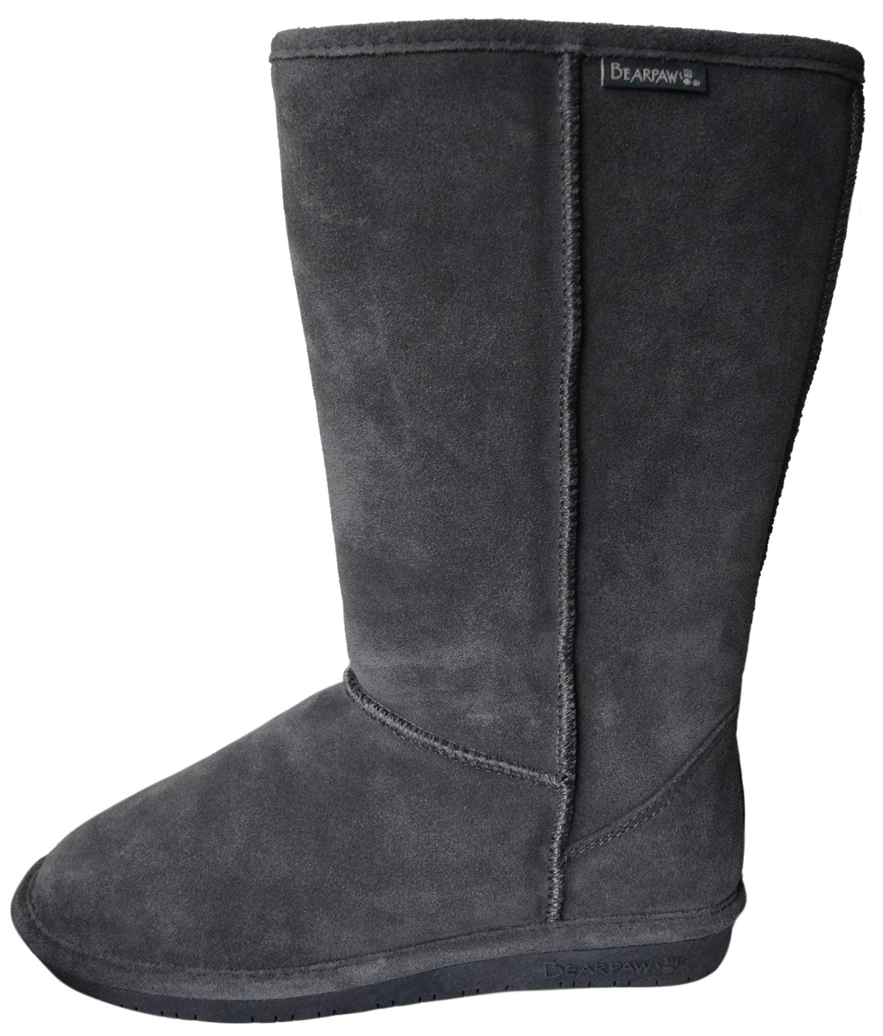 BEARPAW Emma Tool Boot - Women's Charcoal Shoe Deals Outlet