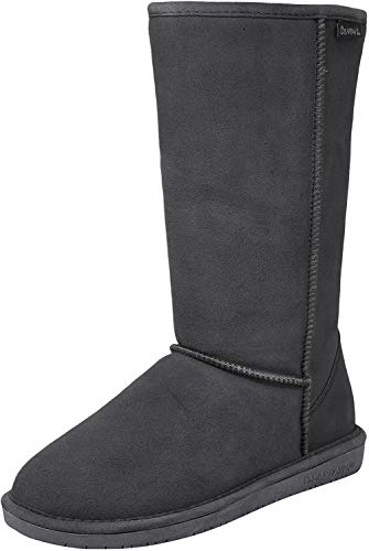 BEARPAW Emma Tool Boot - Women's Charcoal Shoe Deals Outlet