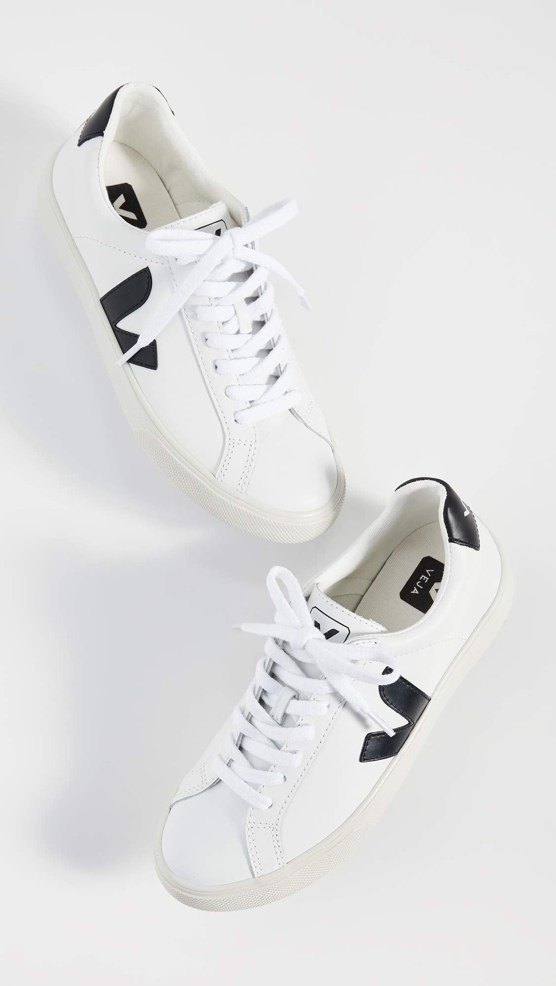 VEJA ESPLAR LEATHER - Women's White/Black Shoe Deals Outlet