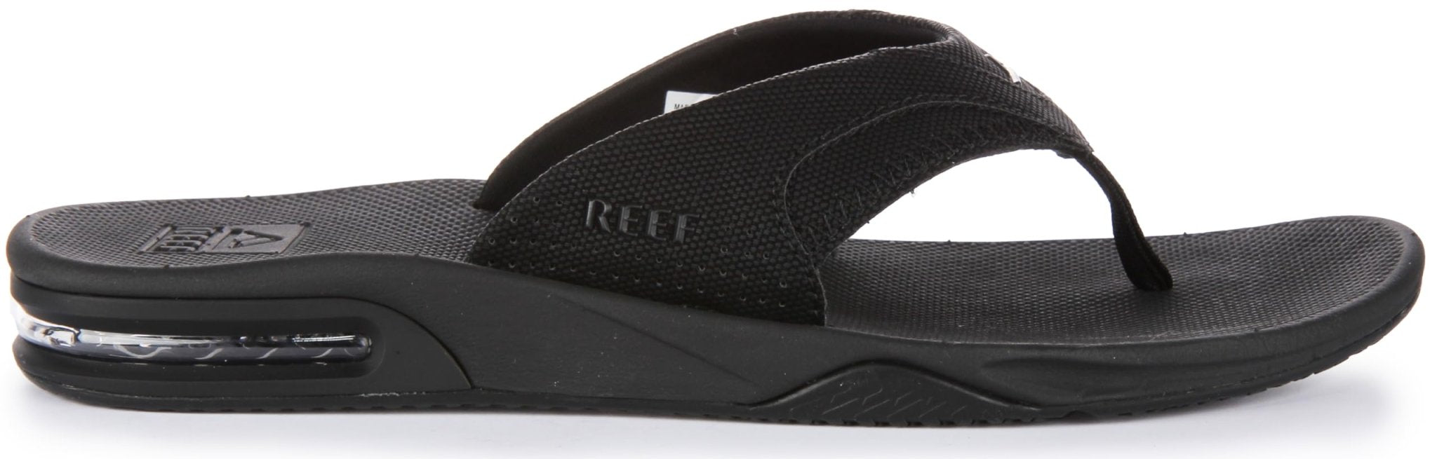 Reef Fanning - Men's All Black Shoe Deals Outlet