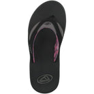 Reef Fanning - Women's Black/Grey Shoe Deals Outlet