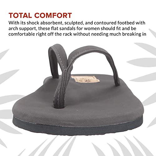 Flojos Fiesta - Women's Charcoal Shoe Deals Outlet