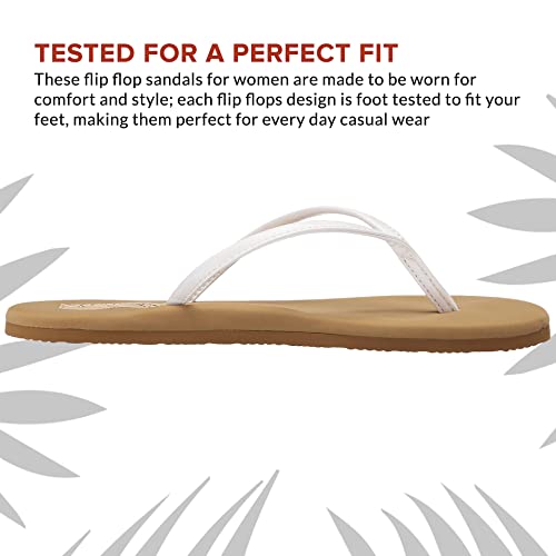 Flojos Fiesta - Women's White/Tan Shoe Deals Outlet