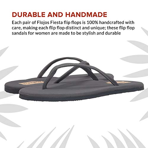 Flojos Fiesta - Women's Charcoal Shoe Deals Outlet