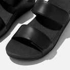 FitFlop Lulu Adjustable Slides All Black 11 M 195305607815 Shoe Deals Outlet