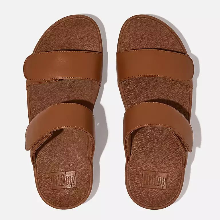 FitFlop Lulu Adjustable Slides Light Tan 11 M 195305608218 Shoe Deals Outlet